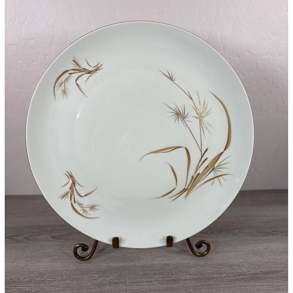 Winterling Bavaria Germany Ballet Serving Plate Wheat Grass MCM US Zone 12 in